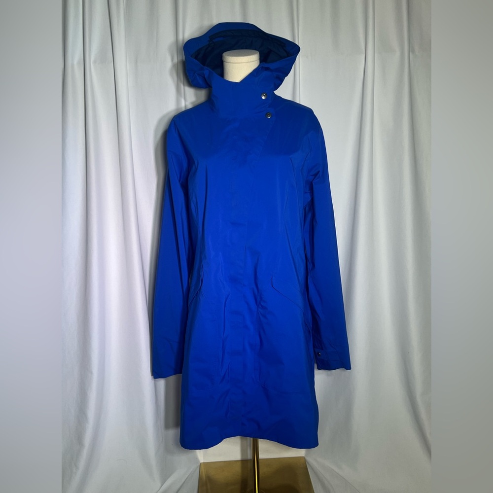 Patagonia Women’s Blue Trench Hooded Coat | XL
